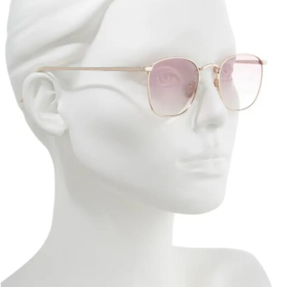 LINDA FARROW 48mm Square Sunglasses - Picture 1 of 15
